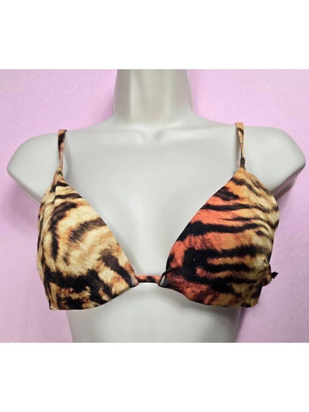 Shade & Shore Tiger Print underwired Bikini Top 34B